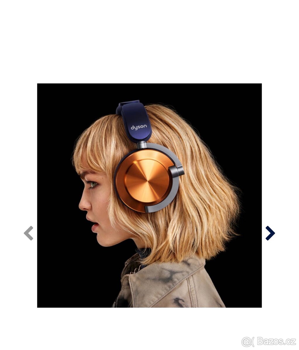 Sluchátka Dyson Ontrac WP02 - měděná/pruská modrá - 3