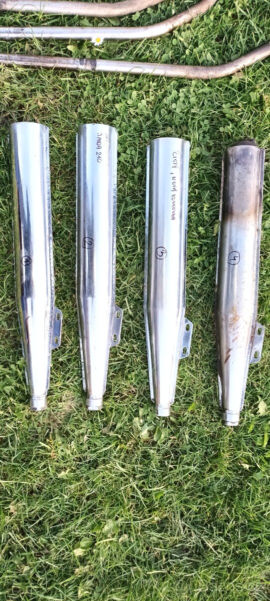 Babetta 210 - kompletní tlumič výfuku úplný - 3