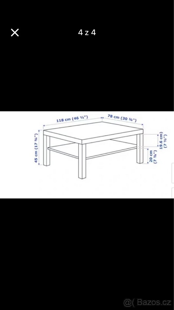 IKEA Lack konferenční stolek - 3