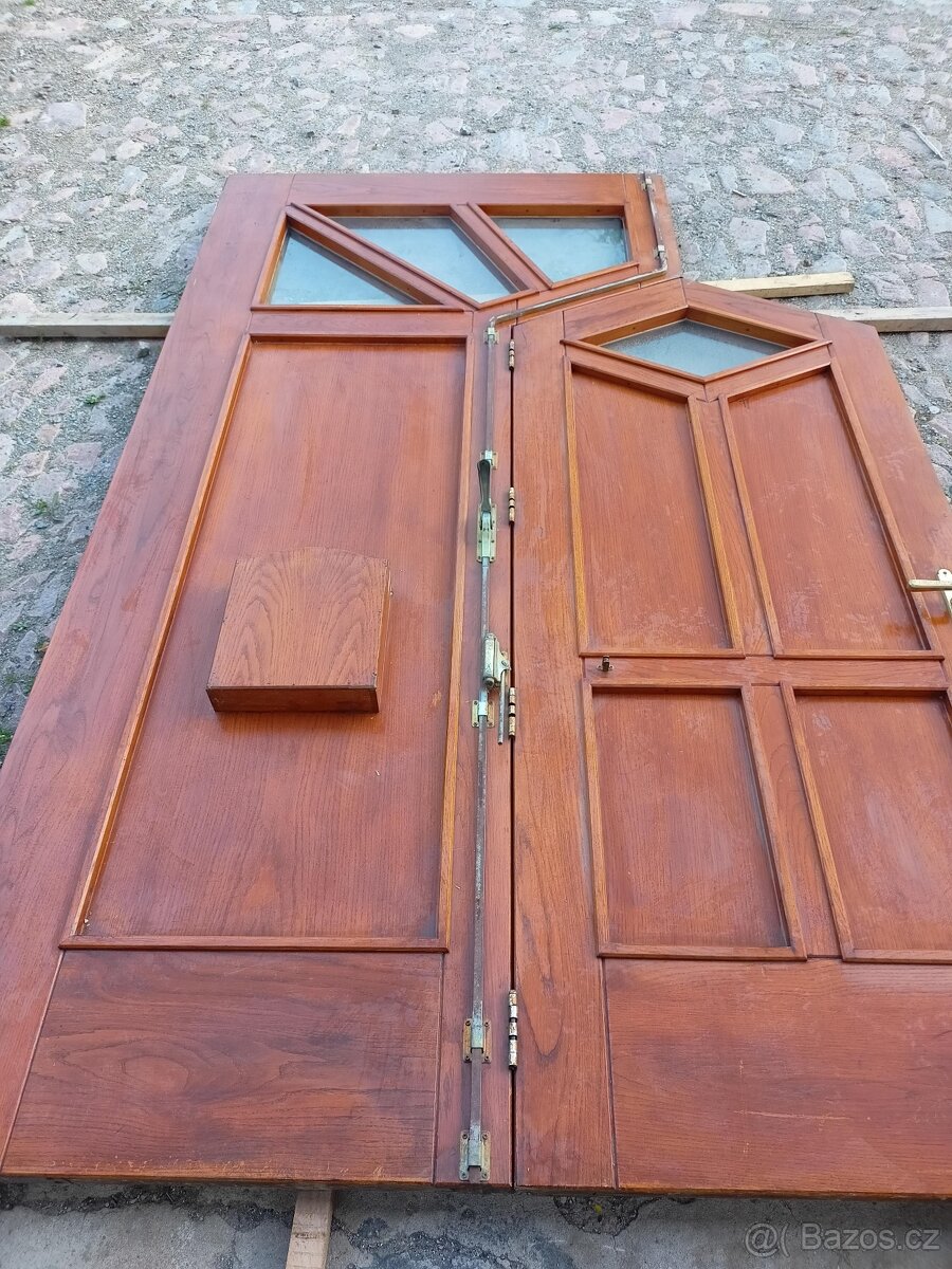 Masivní dubová vrata - 3