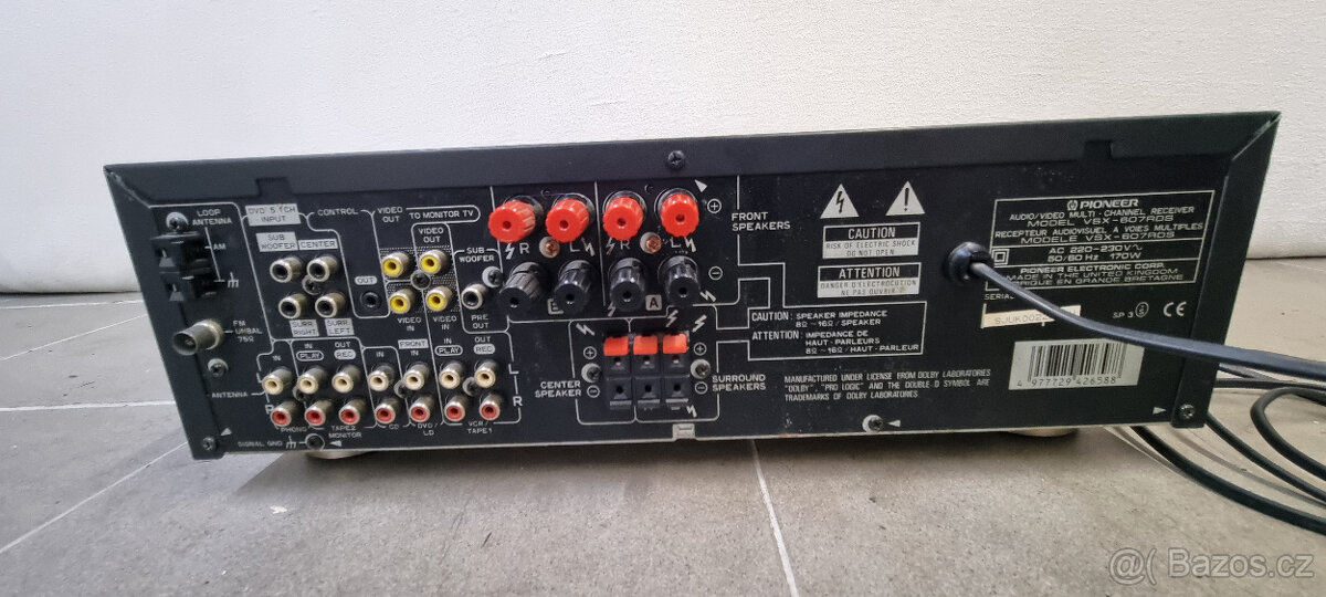 Zesilovač Pioneer VSX-607 RDS - 3