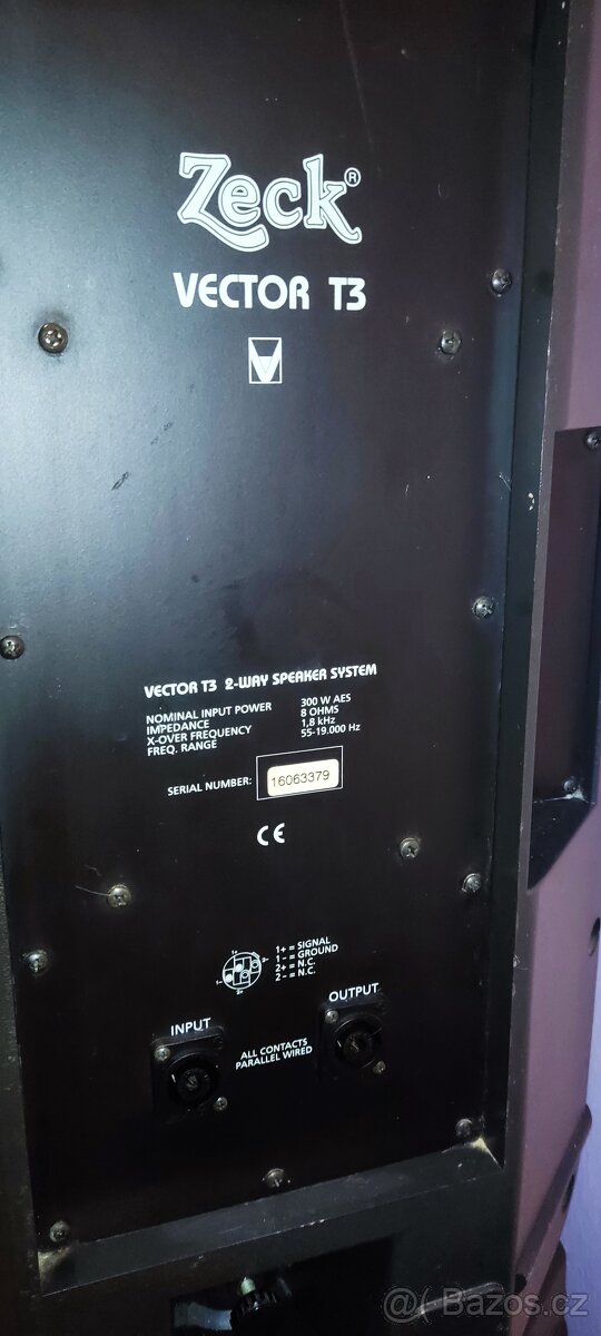 Pasivní repro soustava Zeck Vector T3 - 3