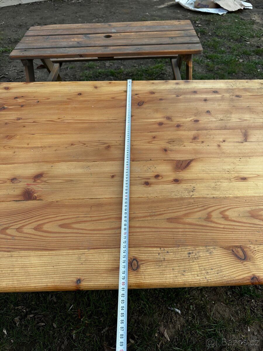 Venkovní dětský stoly s židlemi - 3