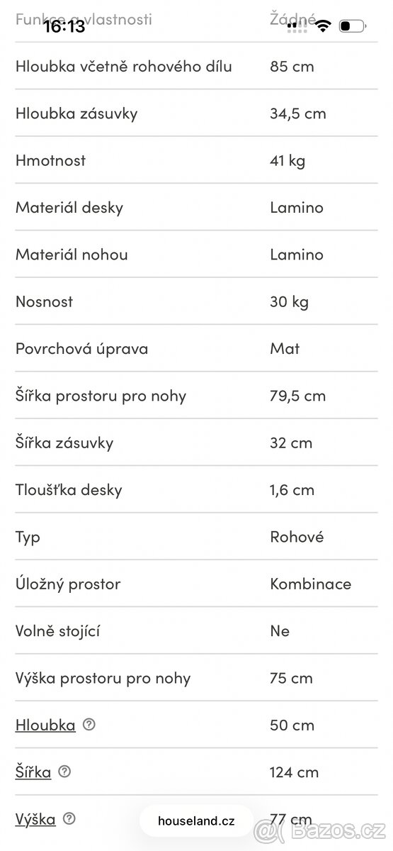 Rohový psací stůl - 3