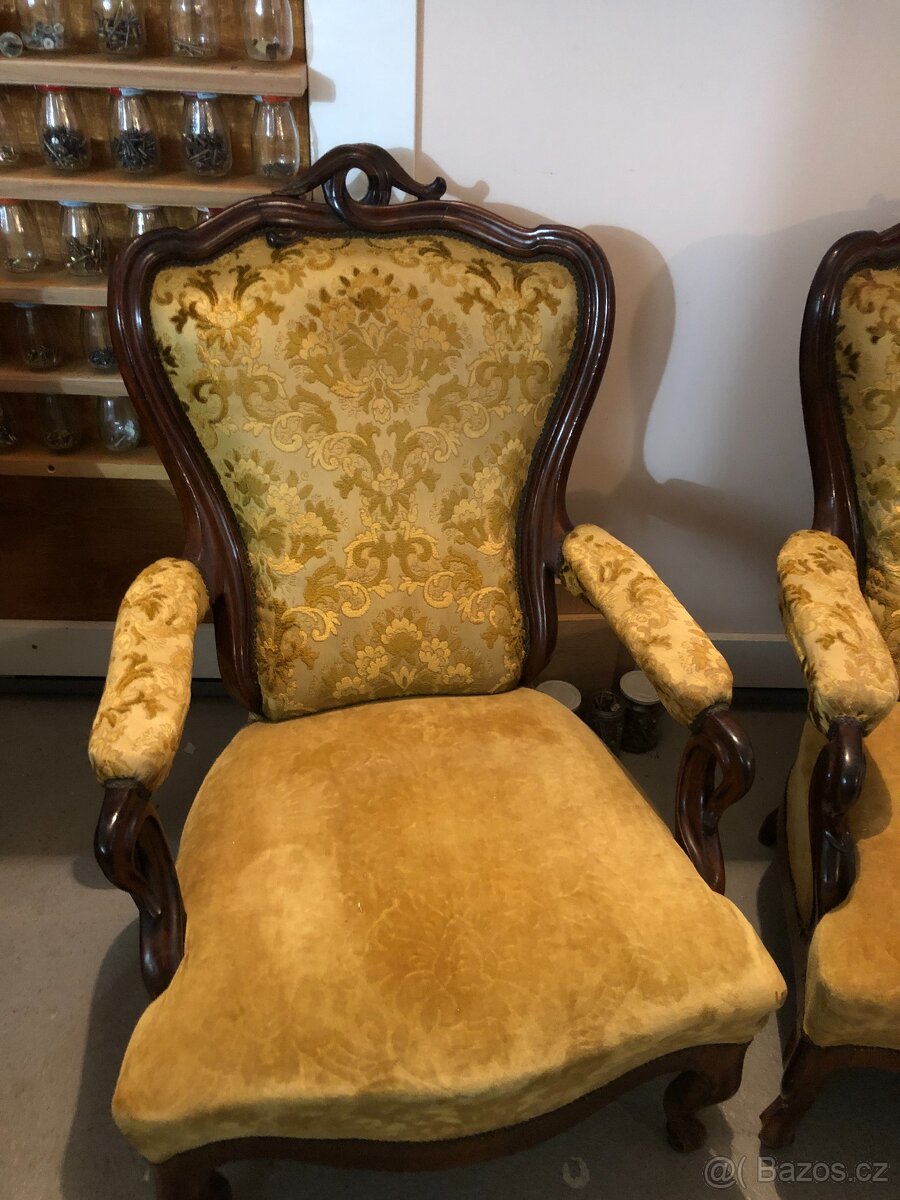 Starožitná čalouněná křesla - 3