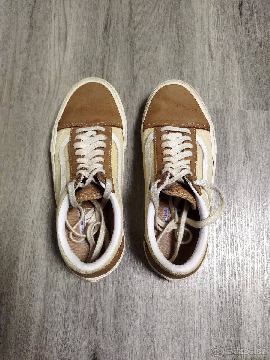 boty Vans vel. 39 kožené, vyjímatelná stélka PopCush UNI - 3