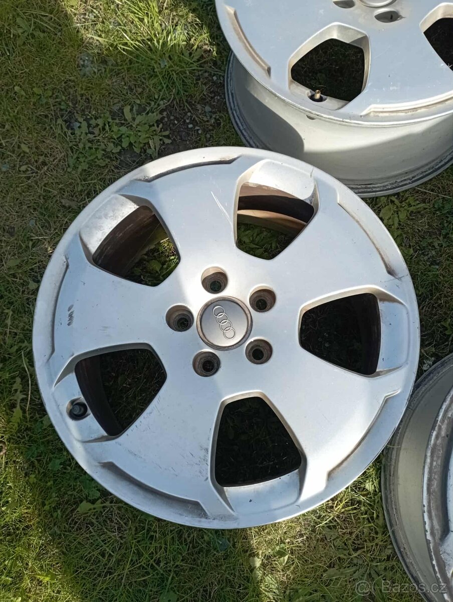 ALU 5x112 R17 originál audi vhodné na zimní sadu - 3