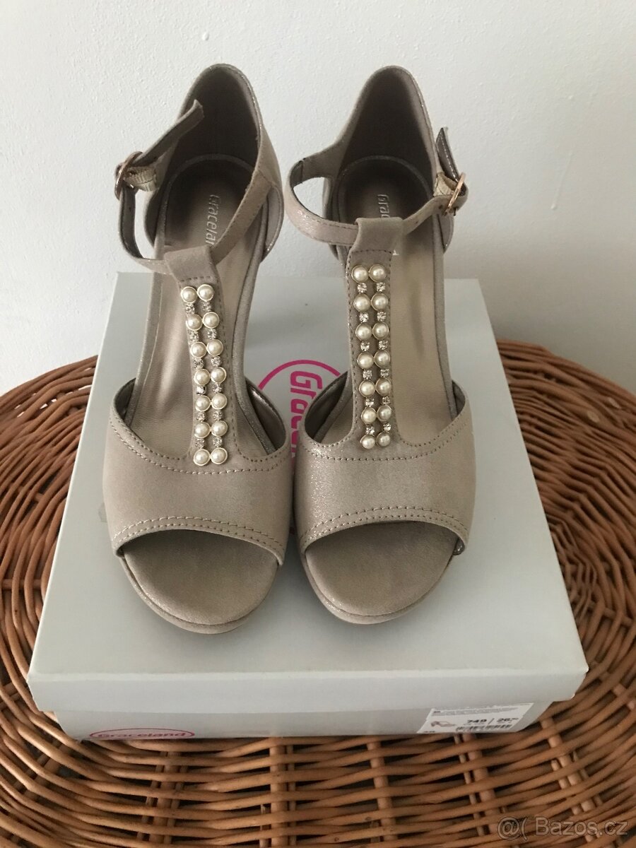 Letní páskové střevíčky 38 - 3