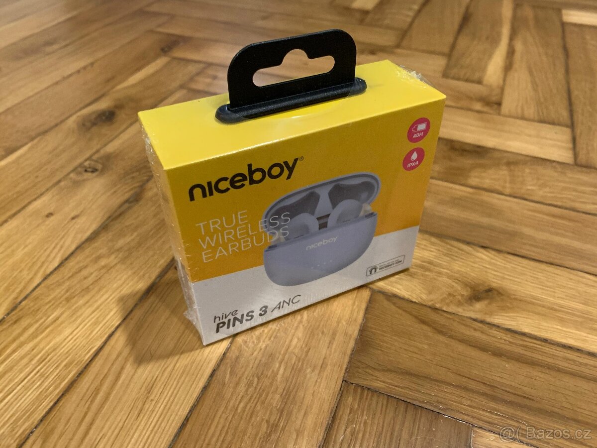 Sluchátka NICEBOY hive PINS 3 ANC světle modré - 3