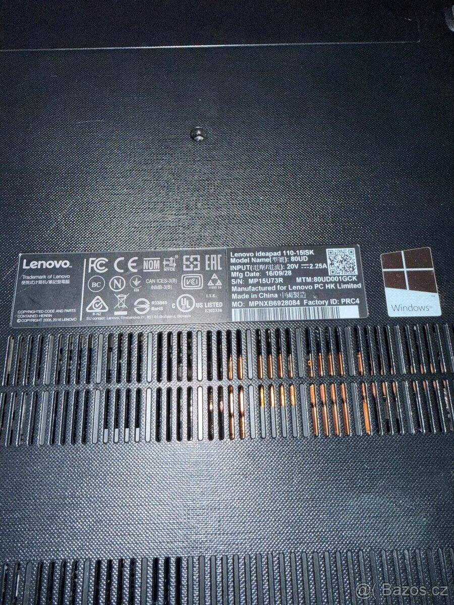 NOTEBOOK Lenovo Ideapad 110-15ISK 500GB 15,6” DVD - 3