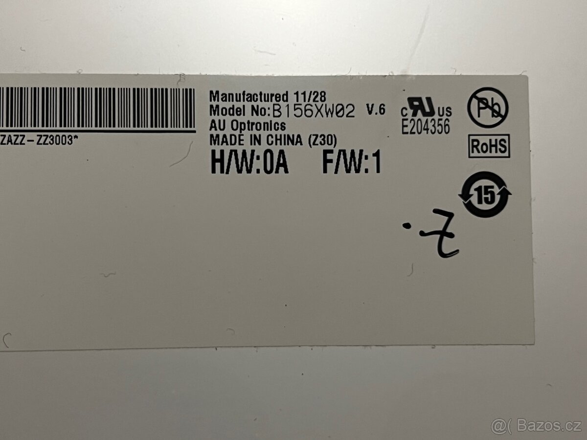 LCD display B156XW02 V.6 HW0A LCD 15.6" HD LED 40pin - 3