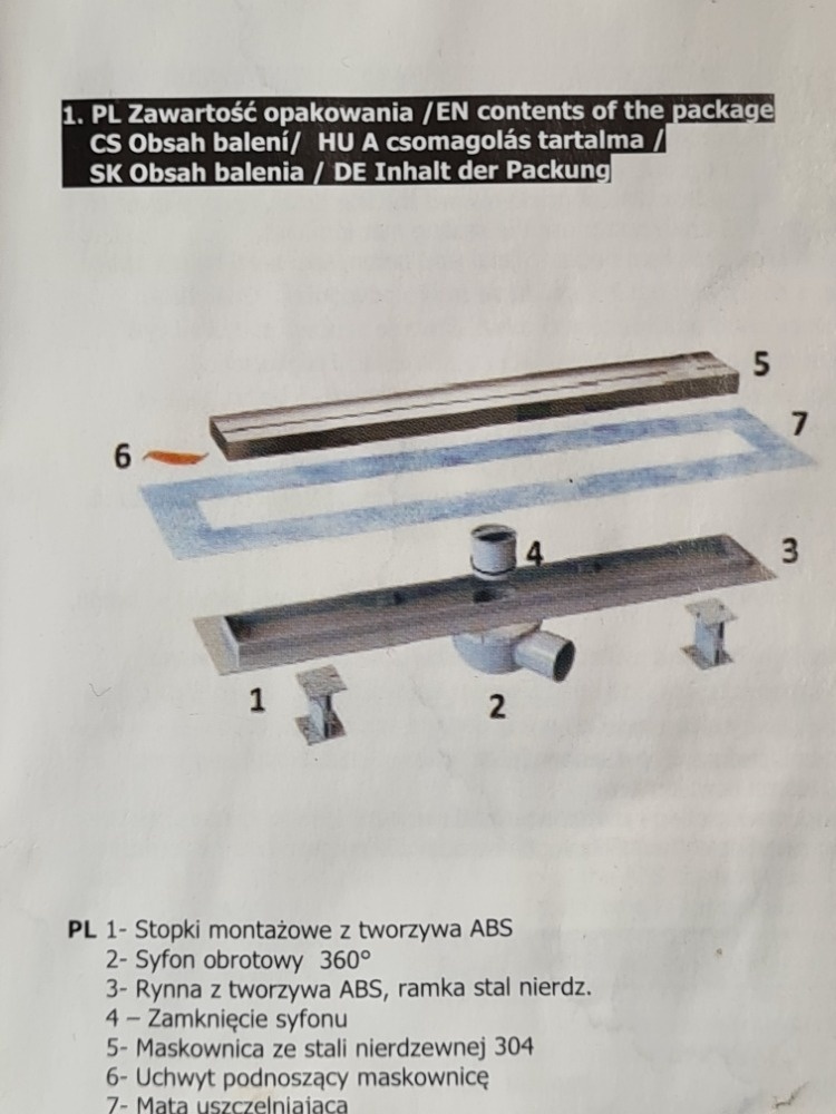 odtokový žlab do sprchového koutu - 3