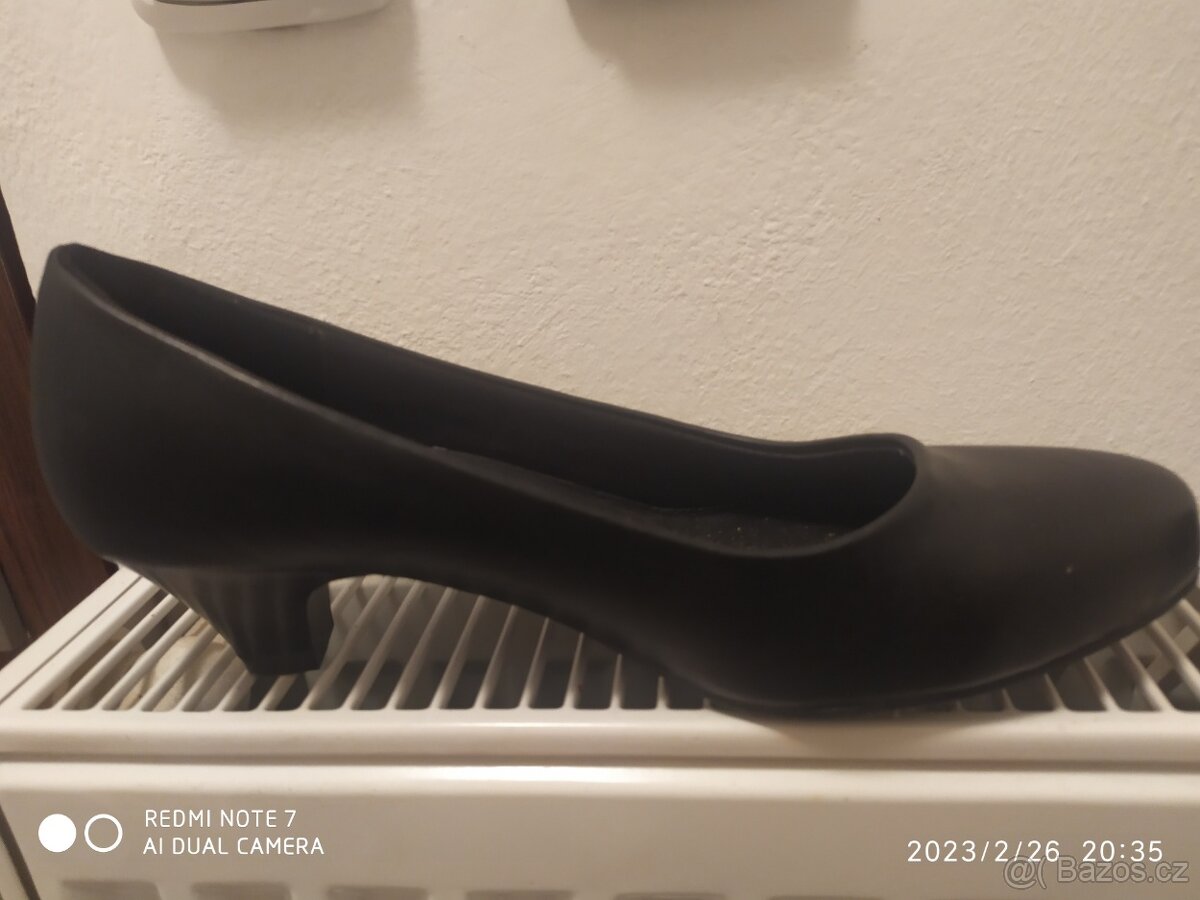 Dámské, černé lodičky, nové, levně - 3