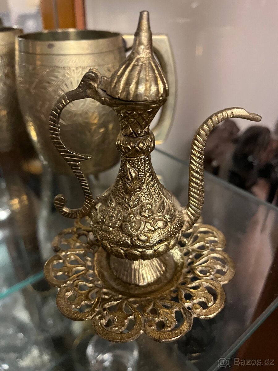 Set váza hrnek mosaz - 3