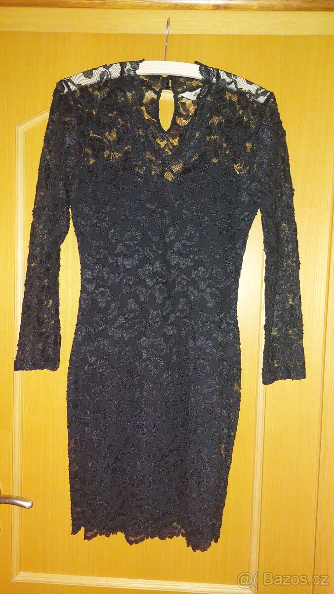 Černé krajkové šaty - 3