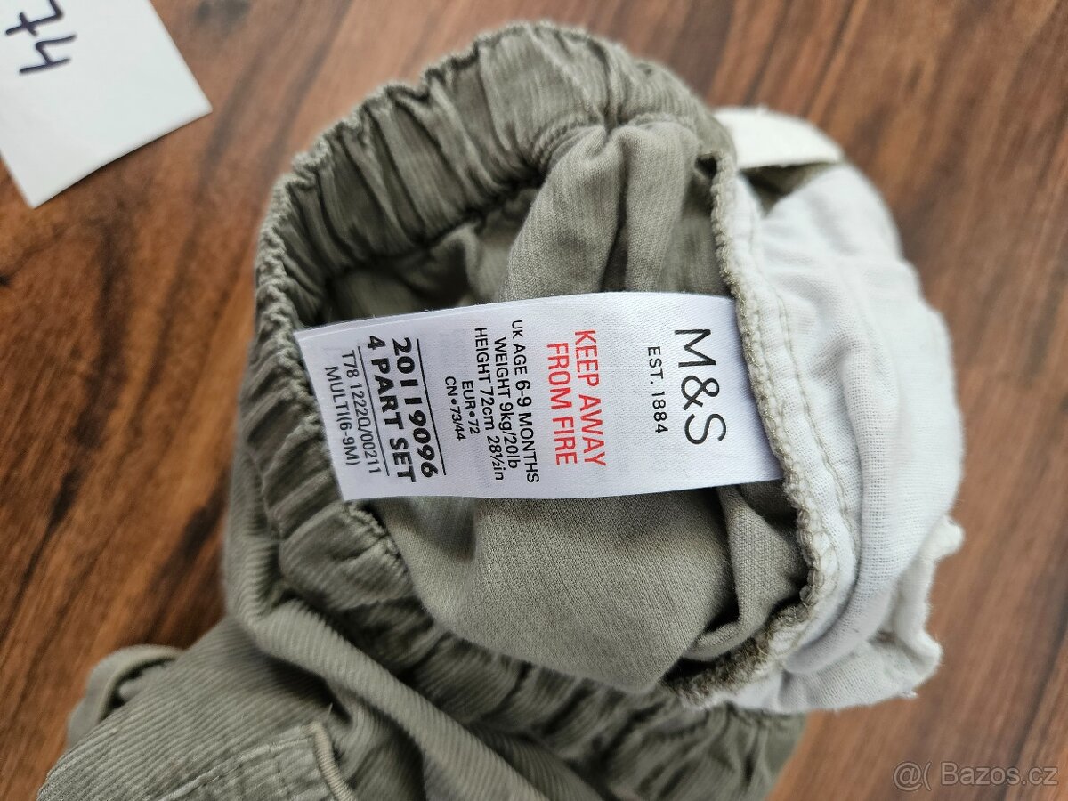 Dívčí kalhoty, kraťasy, legíny, tepláky 74/80 - 3