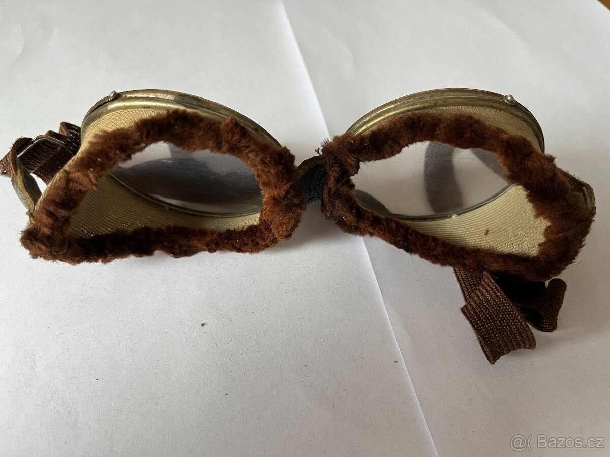 Starožitné motocyklové brýle před rokem 1945 - 3