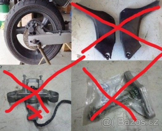 Honda CB600F Hornet díly 98-03 - 3