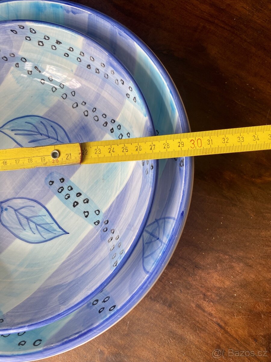 Dvě velké keramické mísy - 3