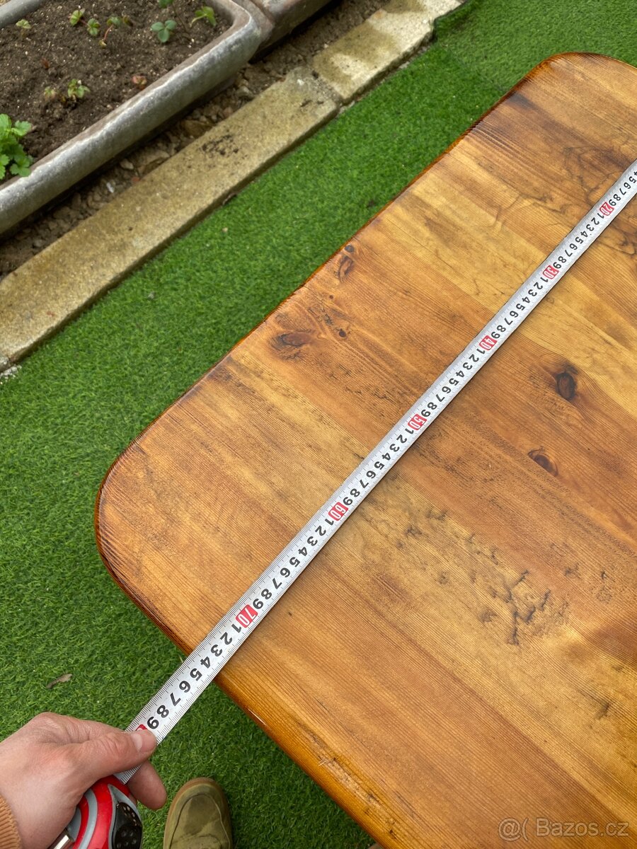Masivní stůl borovice - 3