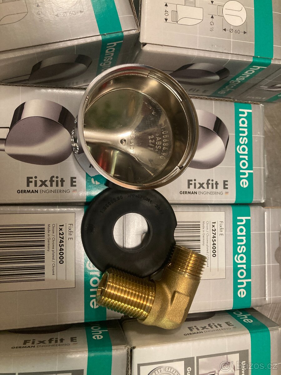 Nástěnná přípojka sprchy Hansgrohe FixFit E – Nová - 3