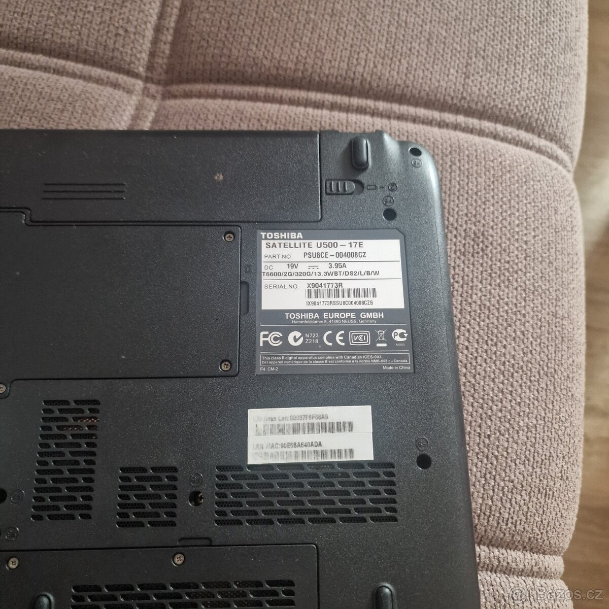 Notebook Toshiba - 3