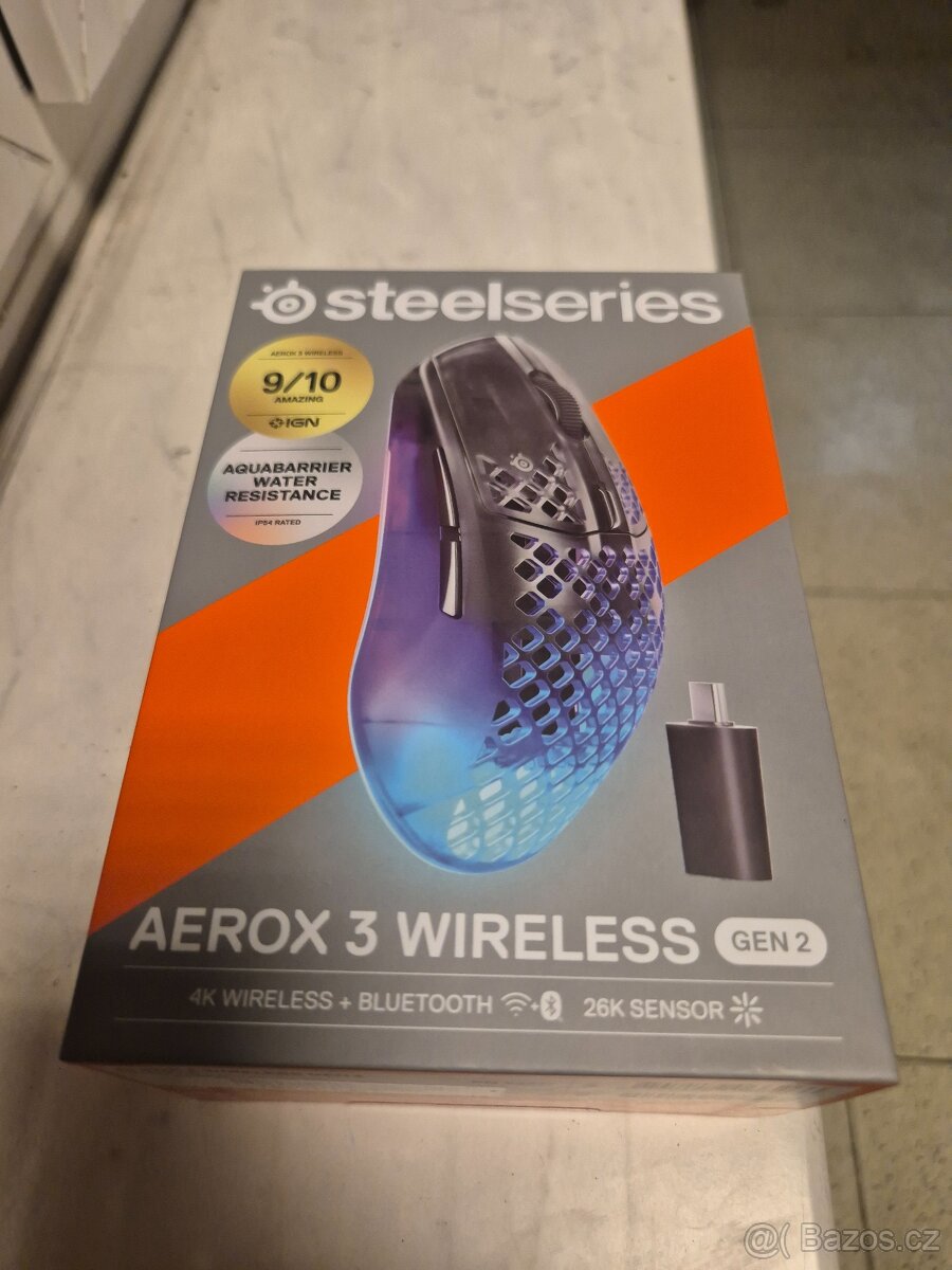 Steelseries Aerox 3 Wireless GEN 2 Shadow - 3