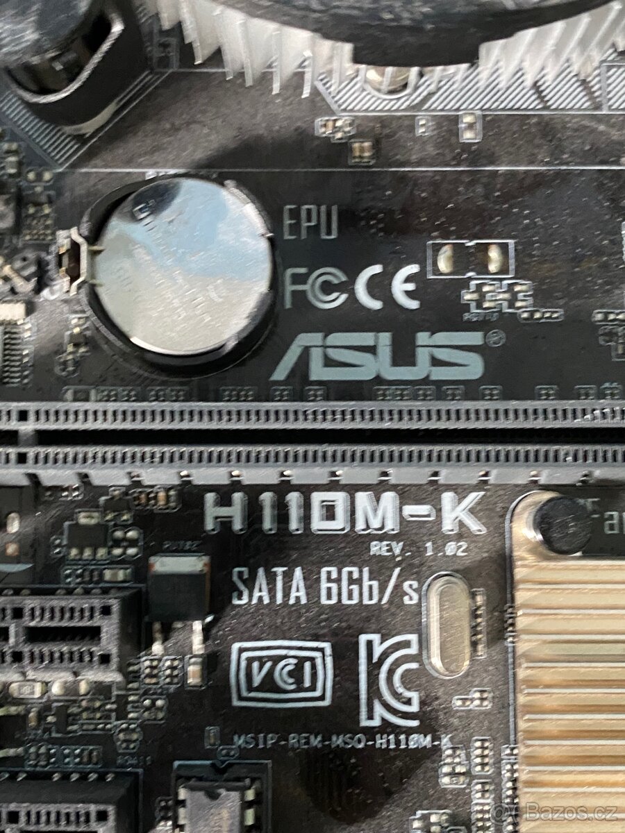 Základní deska ASUS H110M-K + Intel Core i3-6098P - 3