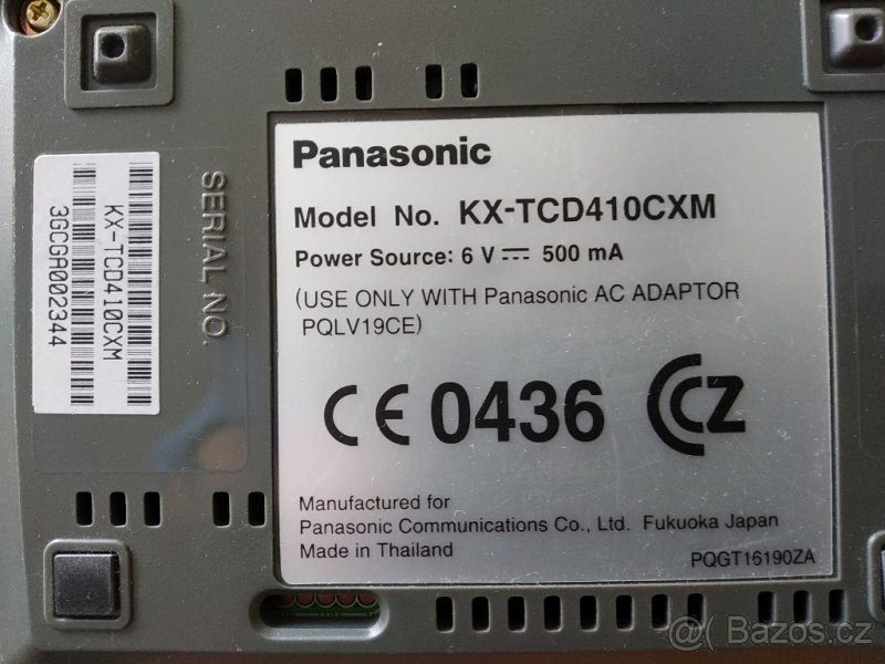 Telefon bezdrátový se základnou Panasonic - 3