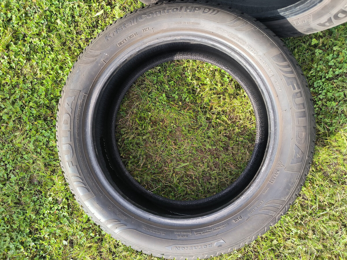 4 zimní pneu 205/55/17 FULDA - 3