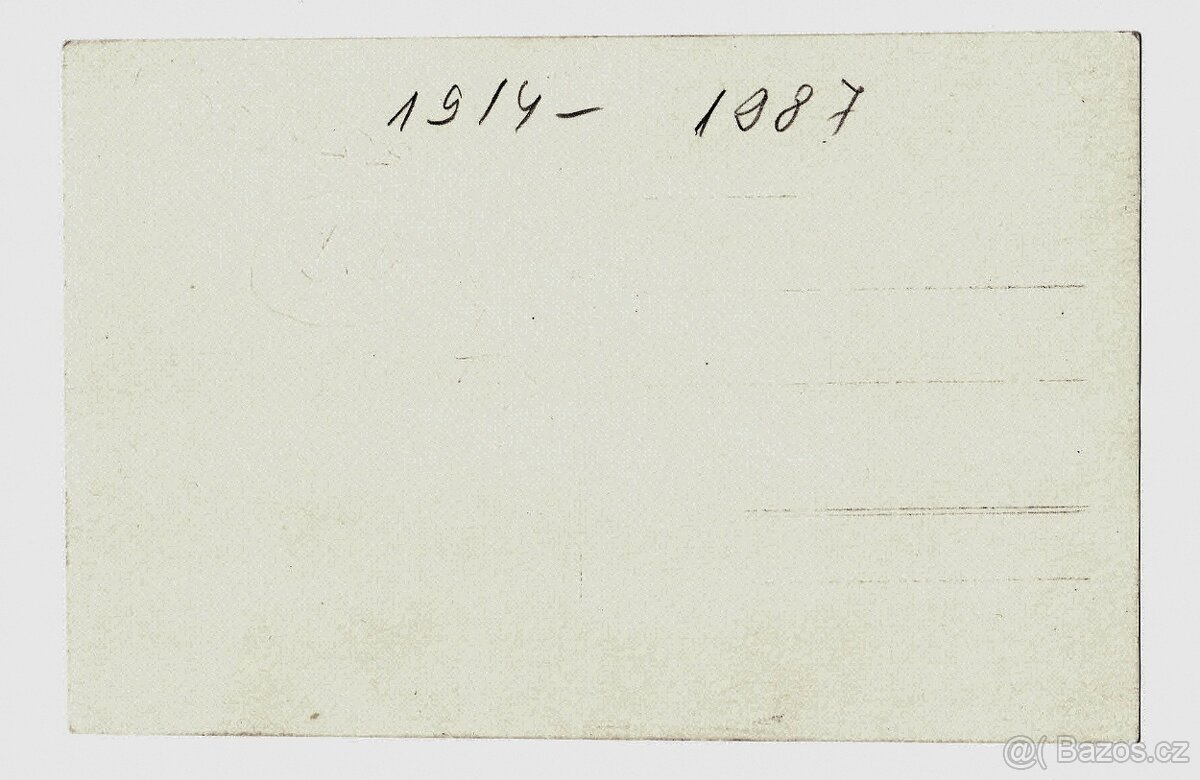 Hana Vítová autogram 30. léta ateliér Ströminger Praha - 3