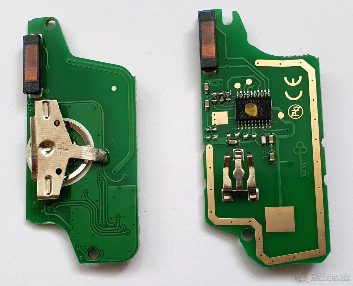 Klíč Peugeot Citroen 433MHz ID46. Citroen C2 C3 C4 C5 C6. - 3