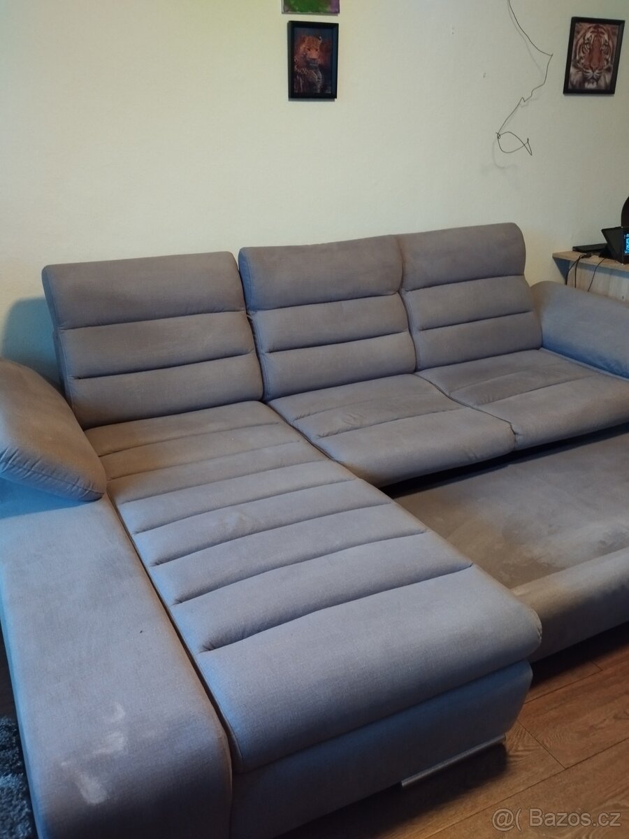Rohová sedací souprava rozkládací - 3