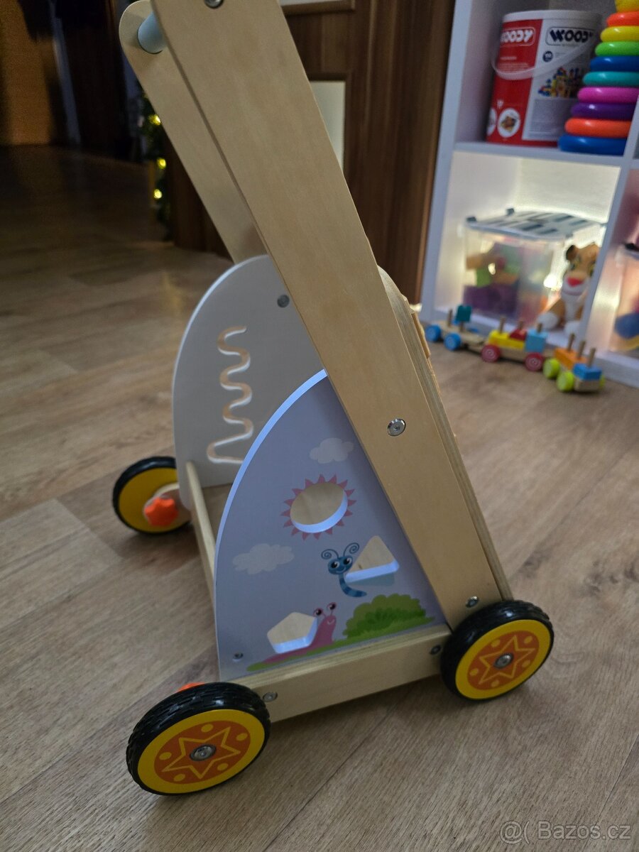 Dřevěné multifunkční chodítko - 3