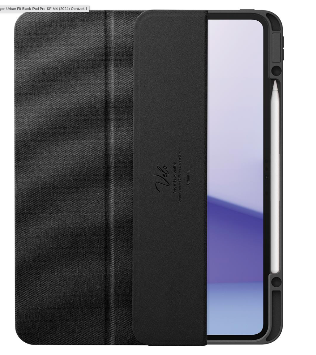 Spigen Urban Fit Black iPad Pro 13" M4 (2024) - 3
