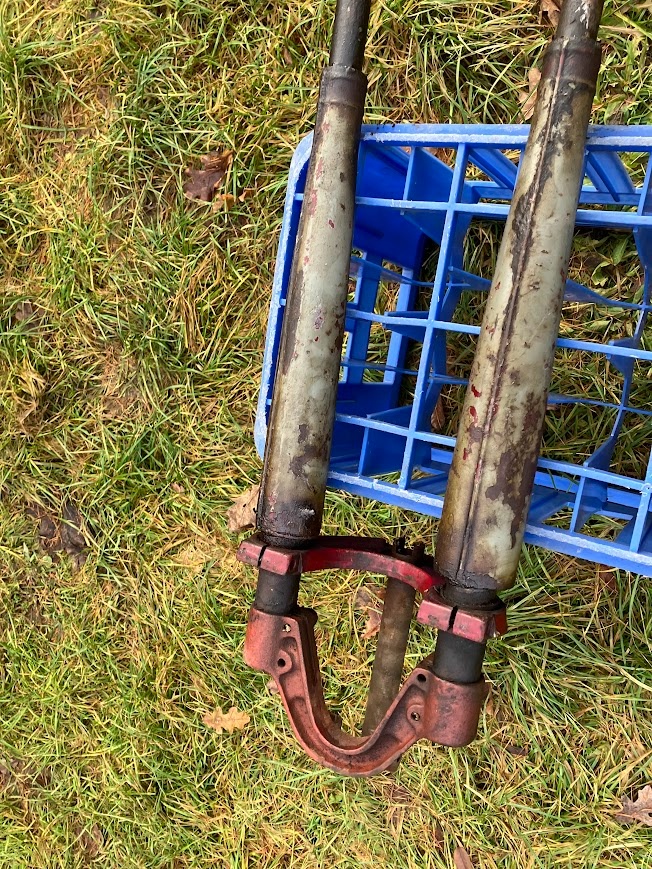 jawa pérák, ogar 350 přední vidlice - 3