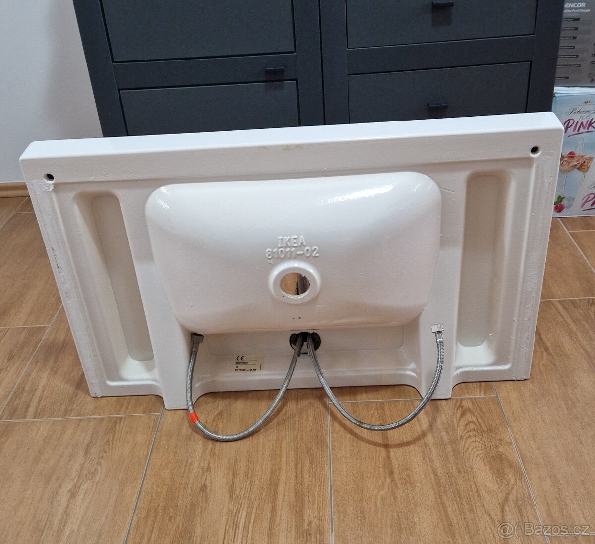 Prodám použité umyvadlo a baterii IKEA - 3