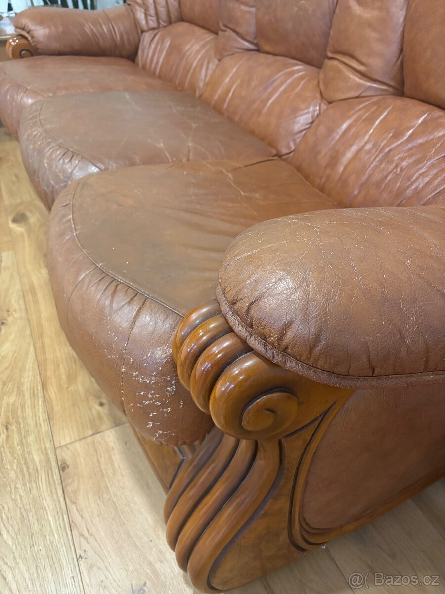 Kožený gauč / pohovka - 3