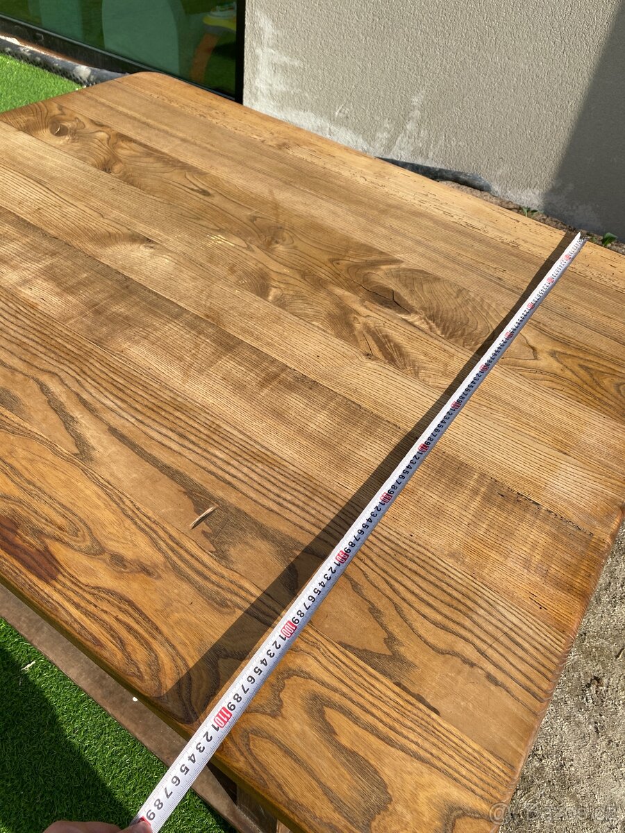Masivní stůl jasan - 3