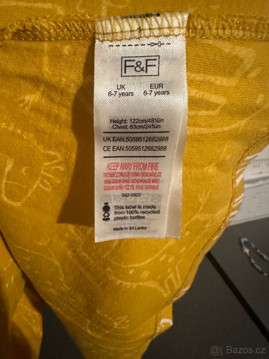 Šaty, vel. 6-7 let, zn. F&F - 3