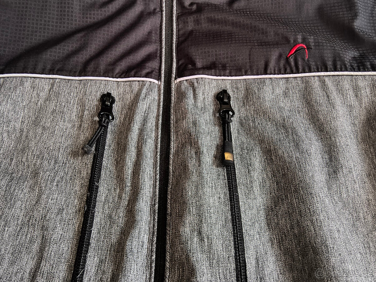 Pánská zimní lyžařská bunda F&F šedá černá vel.L - 3