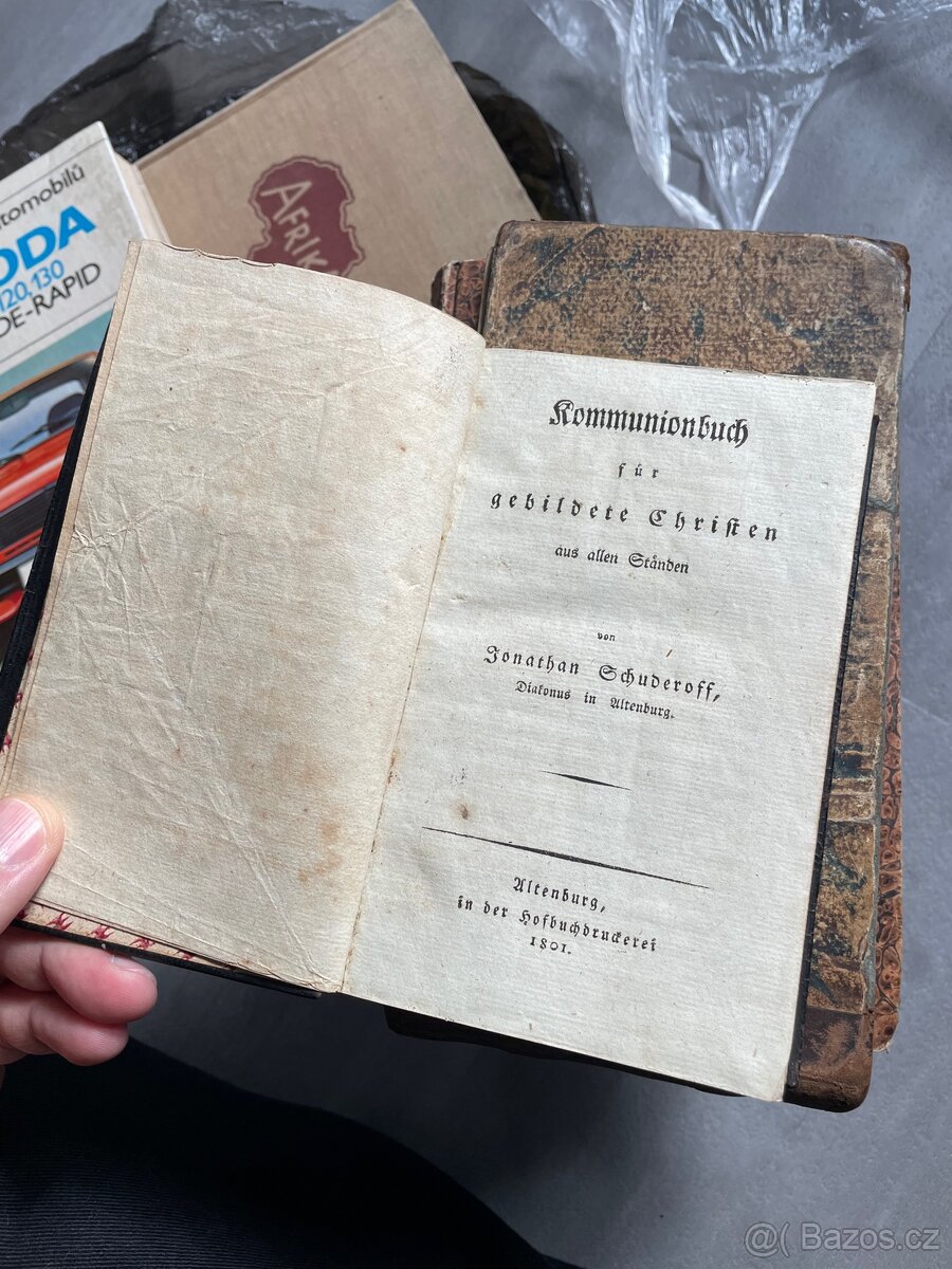 Staré německé a české knihy - 3