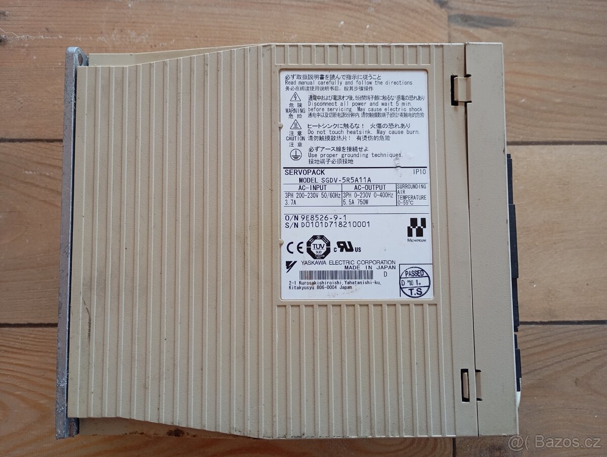 Servo měnič Yaskawa Sigma SGDV-5R5A11A - 3