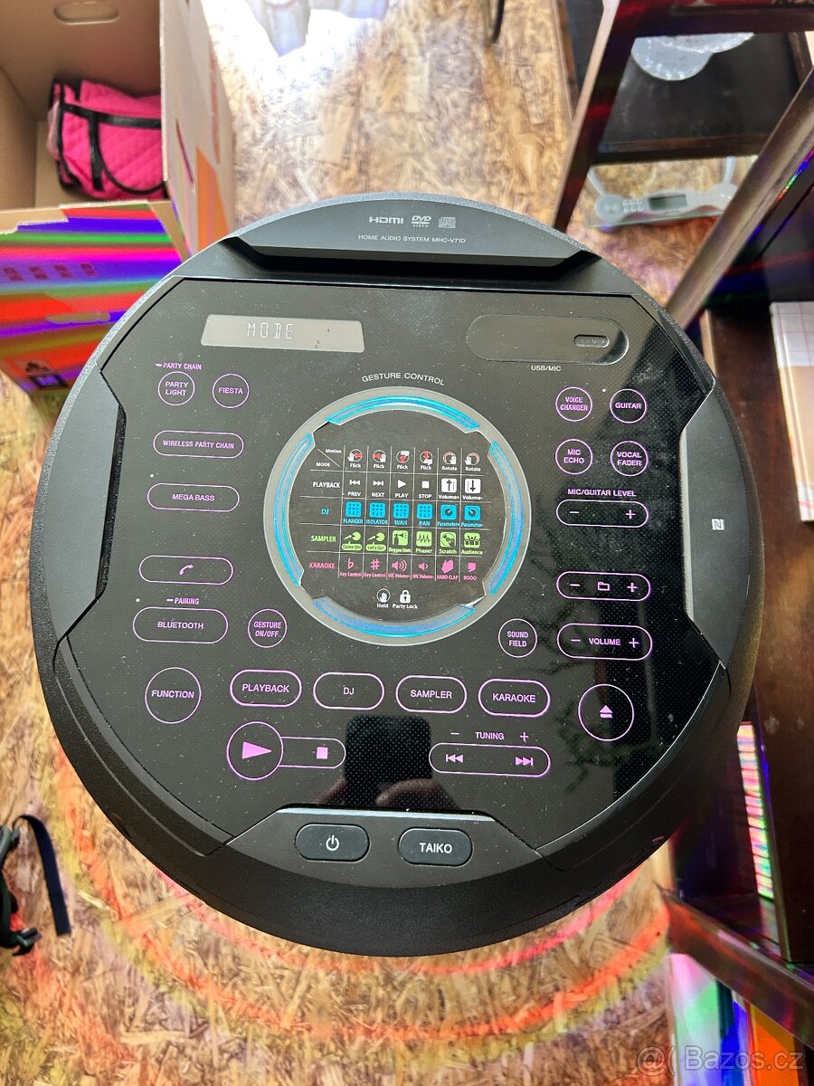 Prodám domácí audio systém Sony MHC-V71D - 3