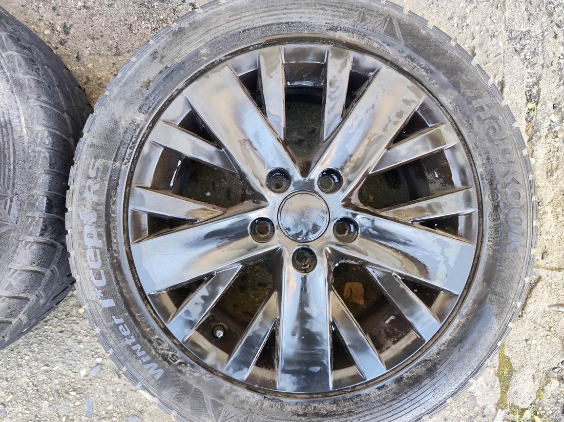 16"černá alu sada Spokane 5x112 origo Golf 6 5 Caddy Touran - 3