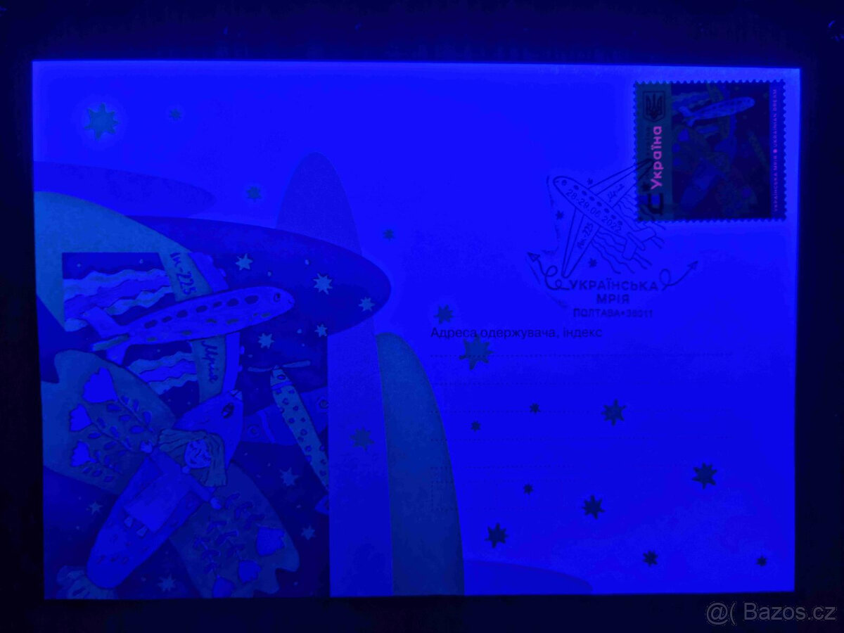 Ukrajina-Obálka+Razítko+známka Mriya AN 225-Ukrainian Dream - 3