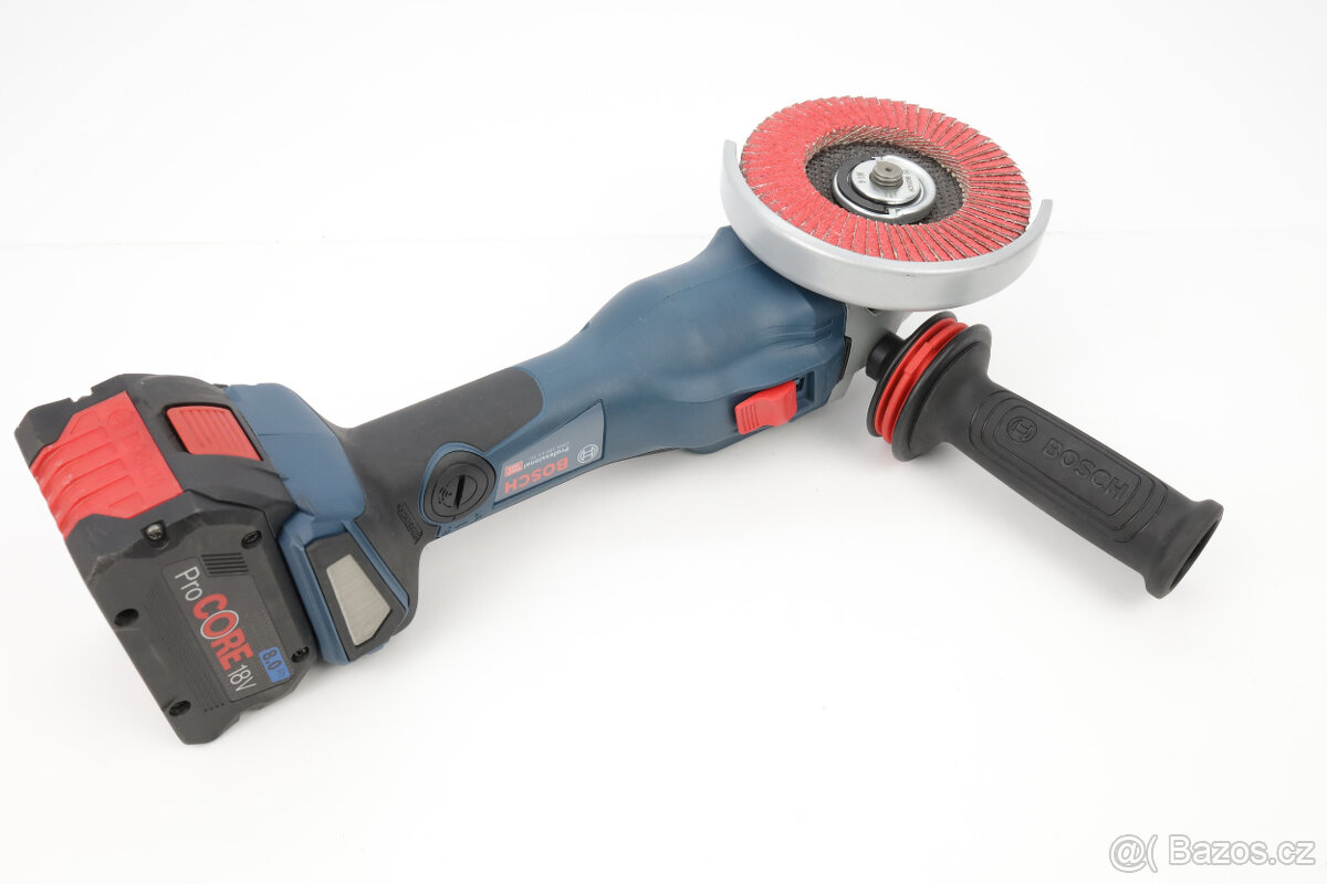 Bosch GWS 18V-15 SC + 1x aku 8.0Ah - 3