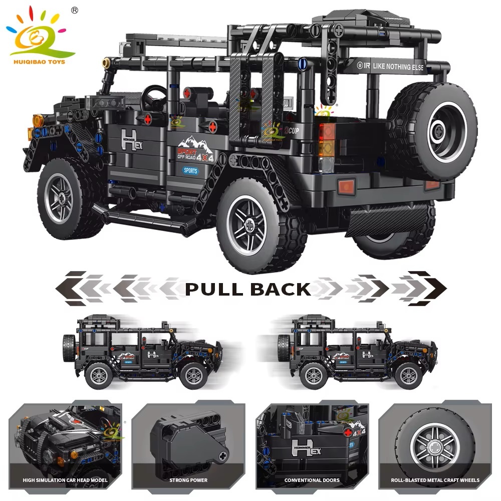 Stavebnice Jeep Hummer kompatibilní s LEGO - 3