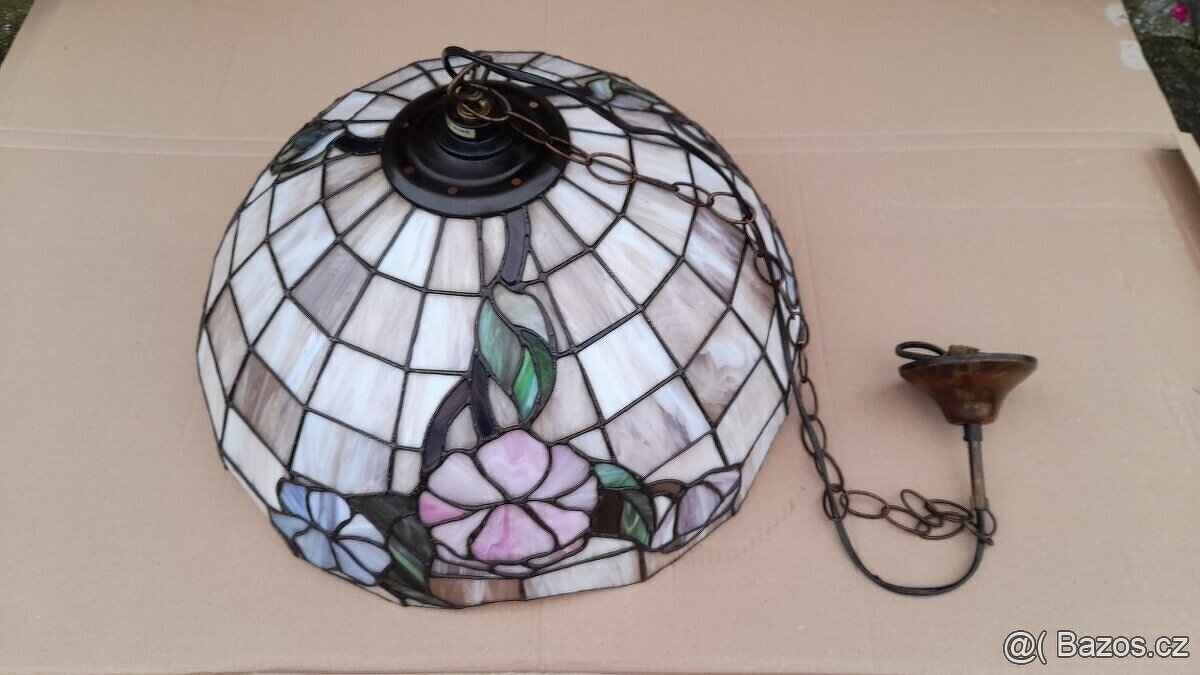 Krásný lustr originál Tiffany 50 cm - 3