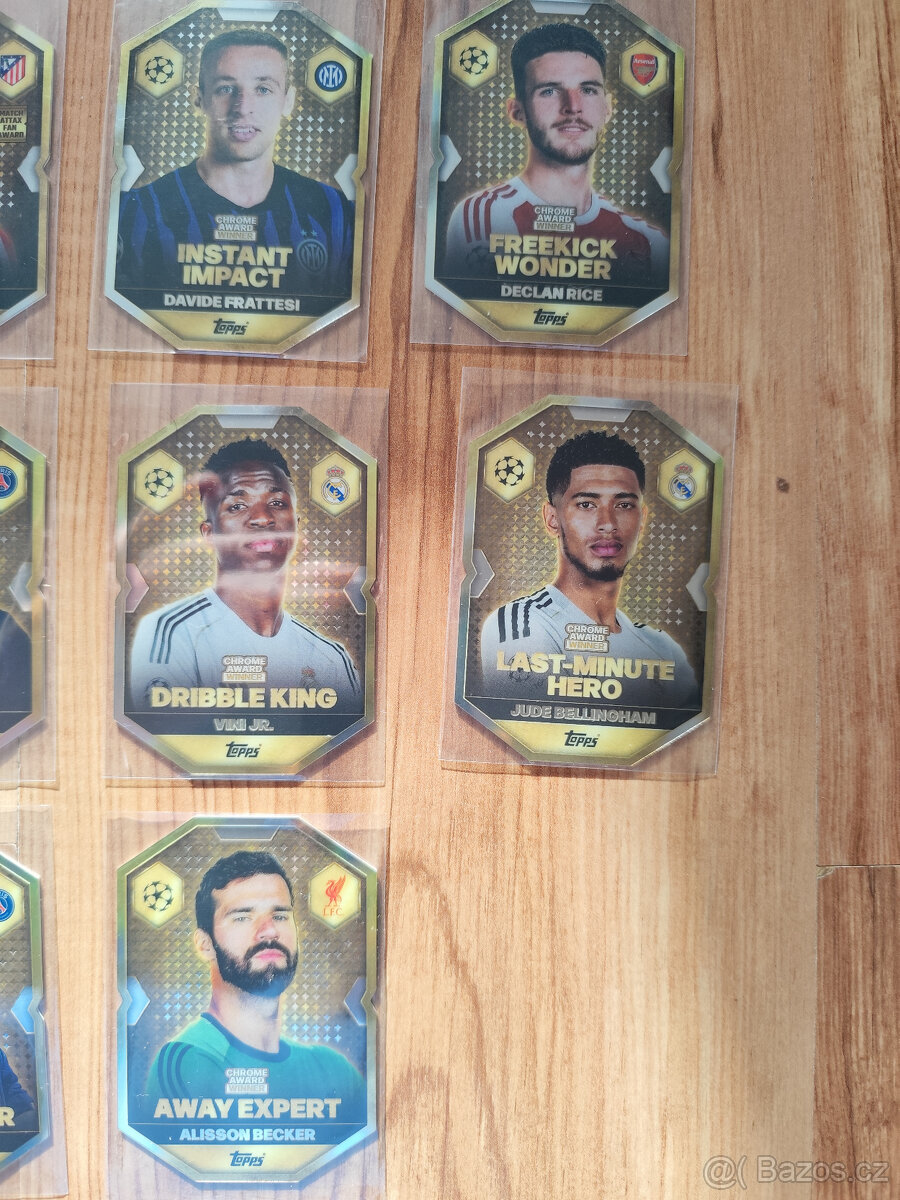 Fotbalové kartičky Match Attax 2025/26 Chrome Award Winners - 3